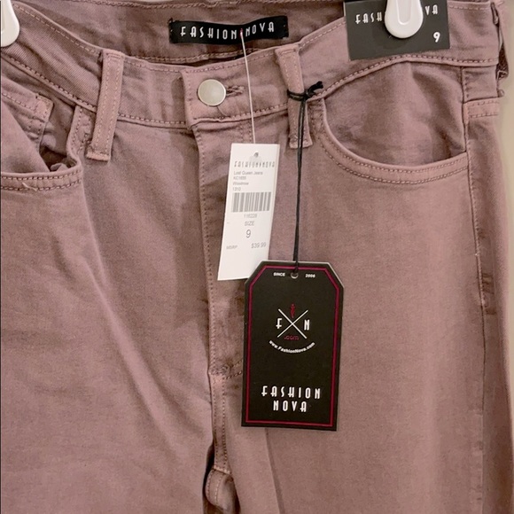 Mauve distressed jeans - Picture 5 of 5